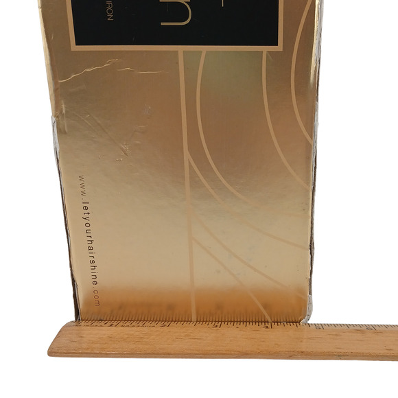 Soleil Solid Ceramic Flat Iron Magnetized Plates Hair Straighter - Rose Gold - Picture 14 of 15